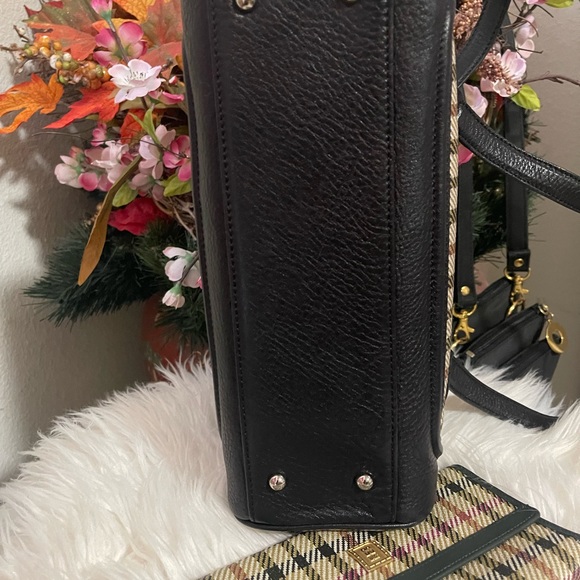 Daks London Women's Shoulder Bag Handbag with FREE long DAKS Wallet - Picture 9 of 11